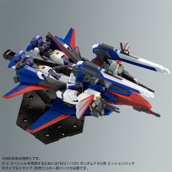PRE-ORDER : MG 1/100 Mission Pack P-Type (for Gundam F90) Plastic Model