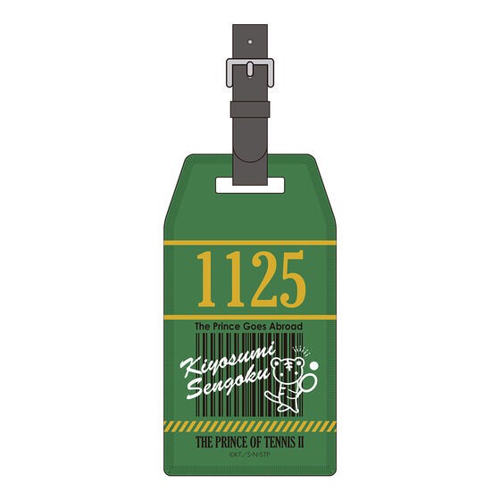 PRE-ORDER : New Prince of Tennis The Prince Goes Abroad Luggage Tag with Illustration Sheet