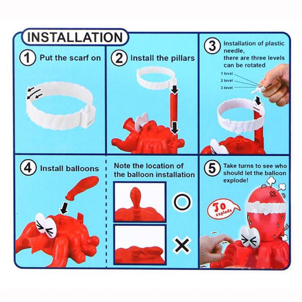 Octopus Finger เกมปลาหมึกระเบิด