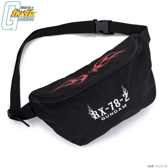 PRE-ORDER : Mobile Suit Gundam Fire Pattern Waist Bag