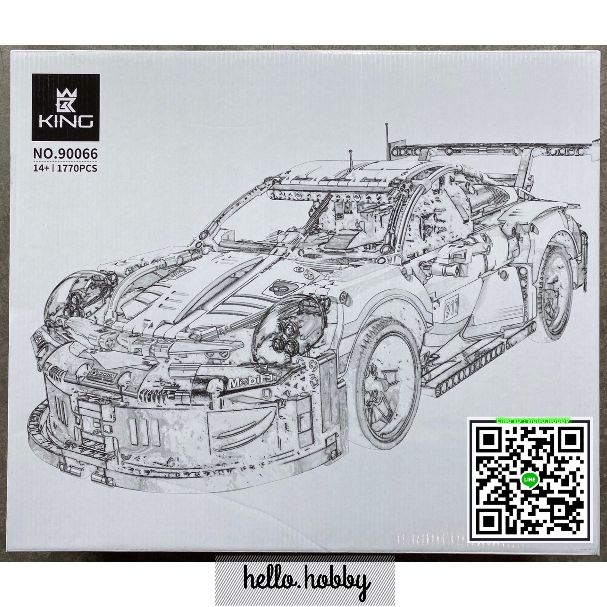 King 90066 Porsche 911 RSR 1770pcs