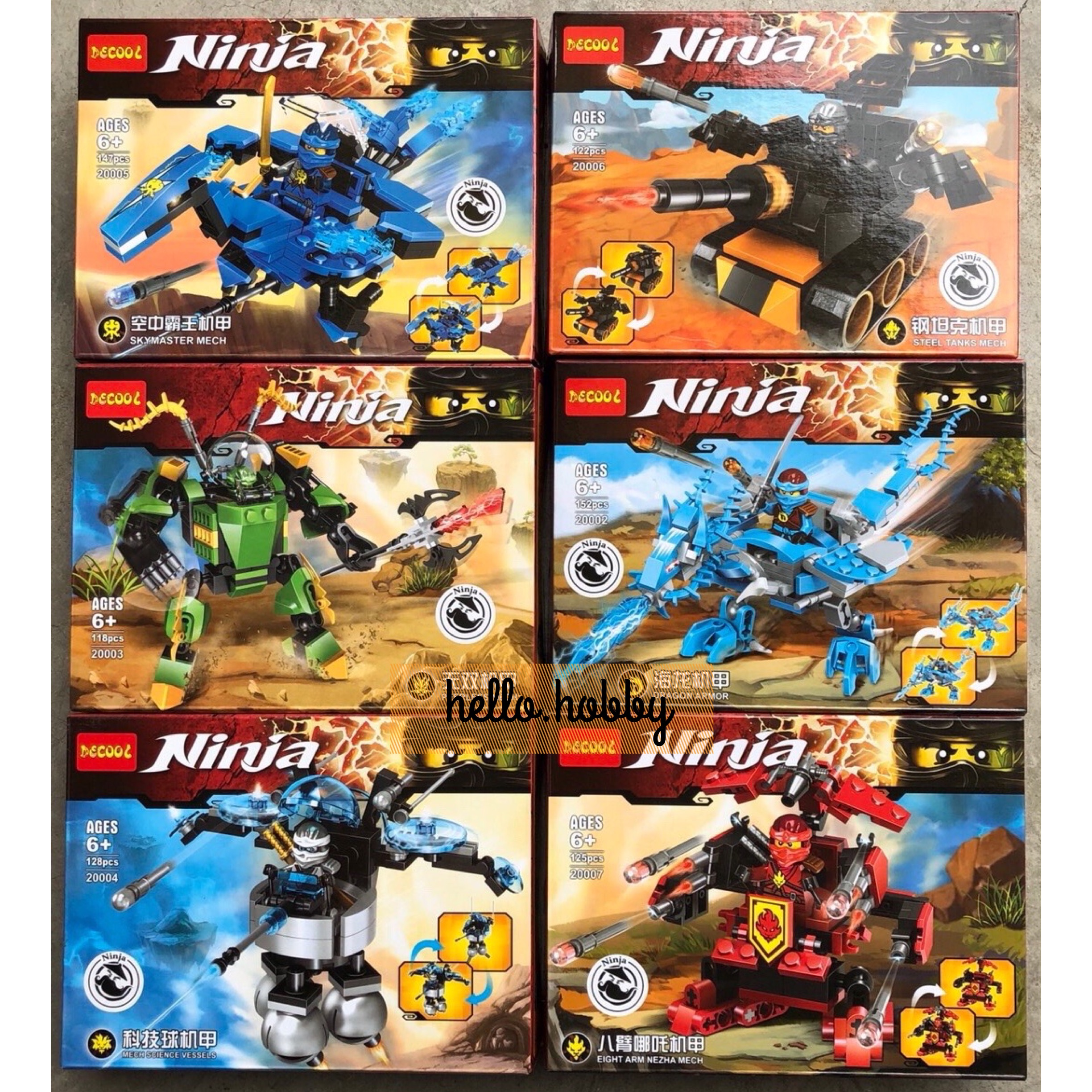 Decool 20002-20007 Ninjago