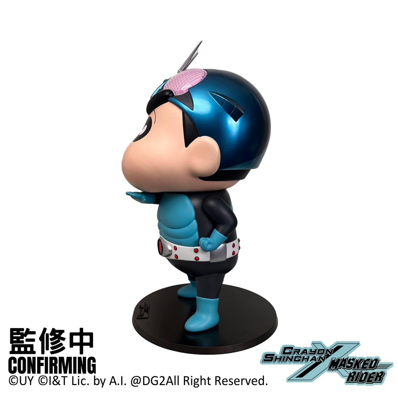 Pre-order : *Limited 300 pcs* Crayon Shin-chan x Kamen Rider 1 Soft Vinly Figure (70 cm!) by DGSquared