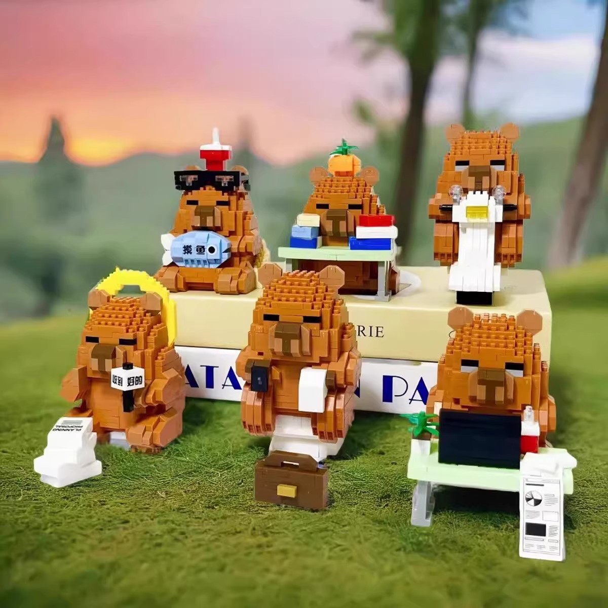 Biqikingdom - MZ 180-185 Daily Life Of Capybara