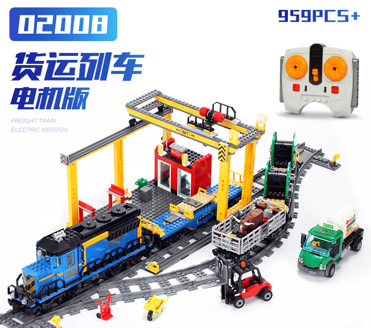 Lepin 02008 Cargo Train 959pcs