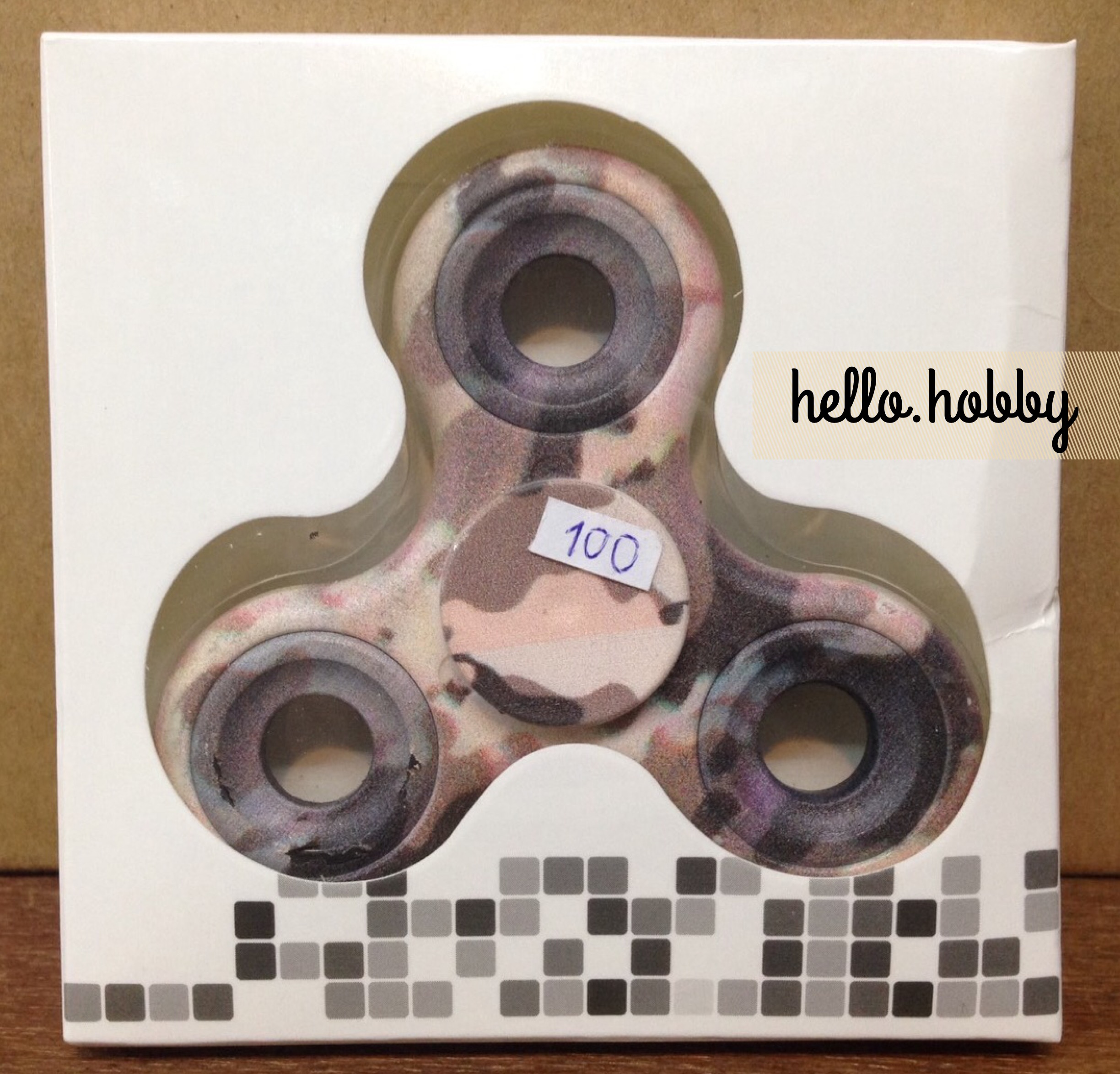 Fidget Spinner - Classic Brown Camouflage