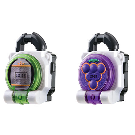 Masked Rider GAIM - Lockseed 02 Kamen Rider Ryugen set (กีวี่/องุ่น) by Bandai