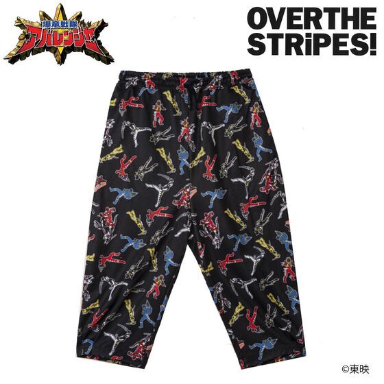 PRE-ORDER : Bakuryu Sentai Abaranger x OVER THE STRiPES (Over the Stripes) Tapered Pants