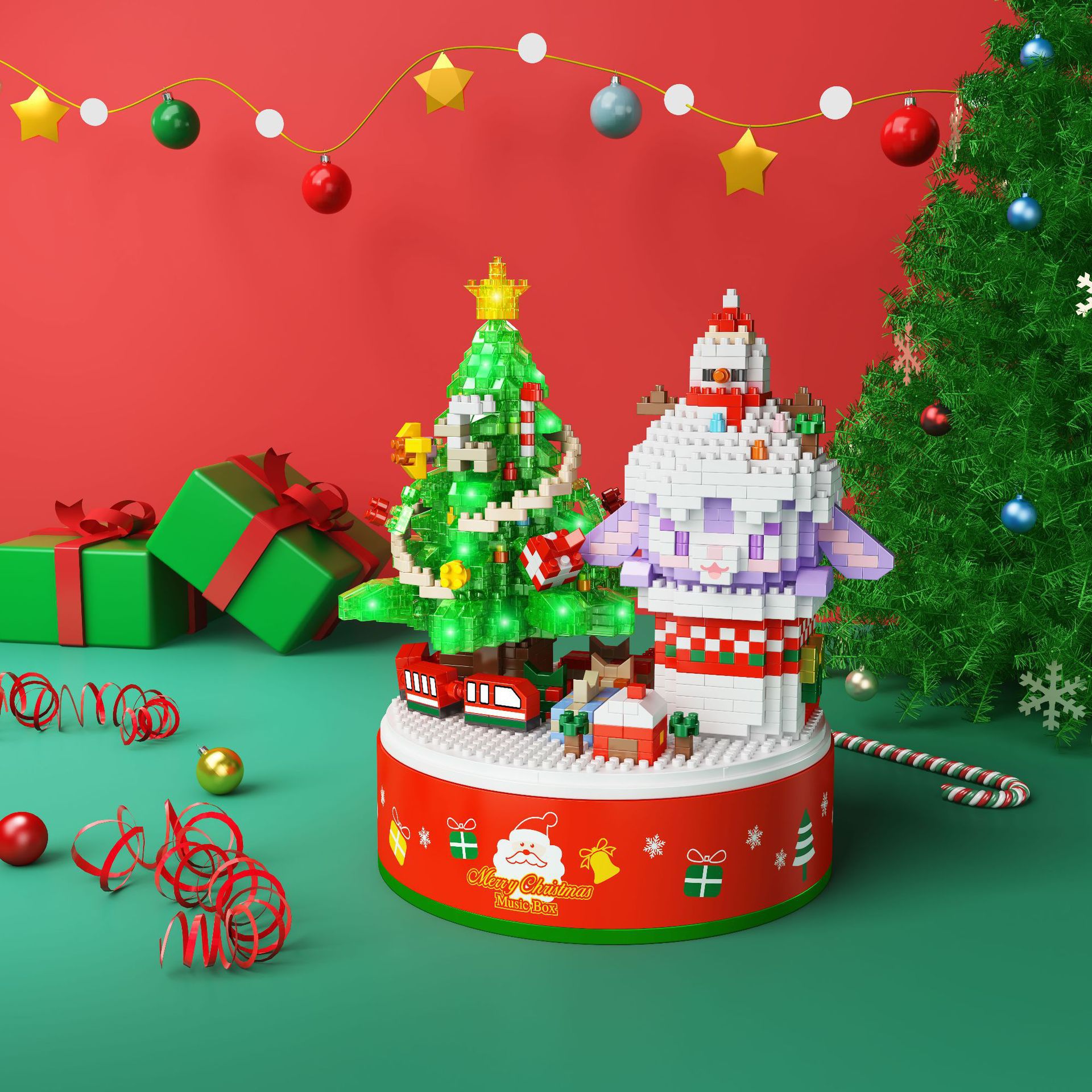 YKO P 2186 - 2190 - Sanrio x Disney Christmas - Stella Lou / Gelatoni / Hello Kitty / My Melody / Cinnamoroll / Pompompurin