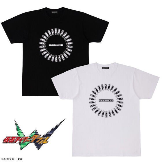PRE-ORDER : Kamen Rider W Gaia Memory T-shirt