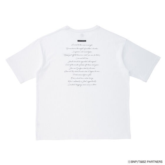 PRE-ORDER : TIGER & BUNNY 2 Big Silhouette T-shirt Each Story Subtitle Pattern