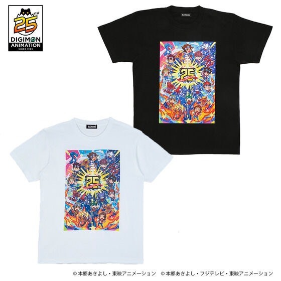 PRE-ORDER : Digimon Adventure 25th Anniversary Anime Series T-shirt