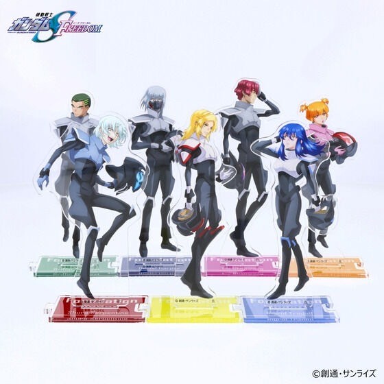 PRE-ORDER : Mobile Suit Gundam SEED FREEDOM Connecting Acrylic Stand Pilot Suit Ver. (18 types in total)