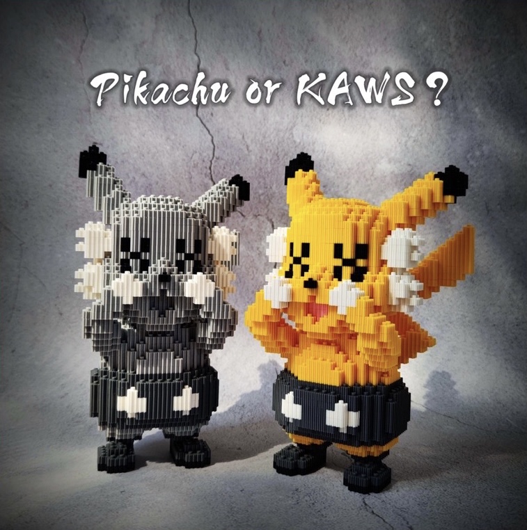 Linkgo 68401 - 68402 Pikachu x Kaws