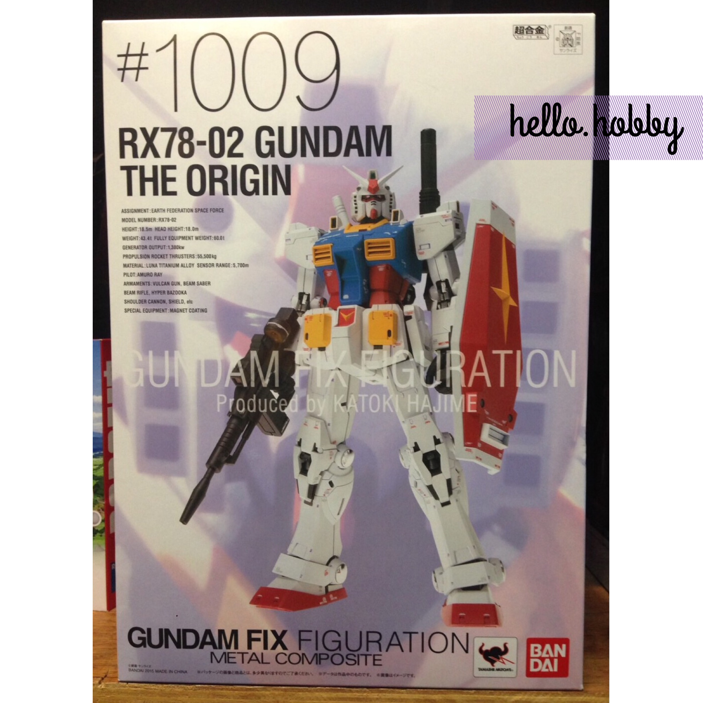 GFF Metal Composite #1009 RX-78-2 Gundam The Origin by Bandai