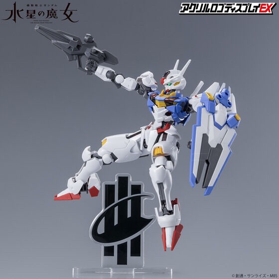 PRE-ORDER : Acrylic Logo Display EX Mobile Suit Gundam The Witch from Mercury Shinsei Development Corporation Mark