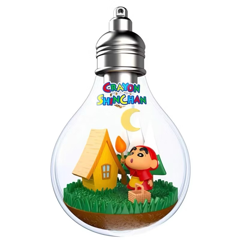 โมเดลได้ 1 ตัว - Crayon Shinchan - Adventure in The Light Bulb Series by Lianyu (มีไฟ)