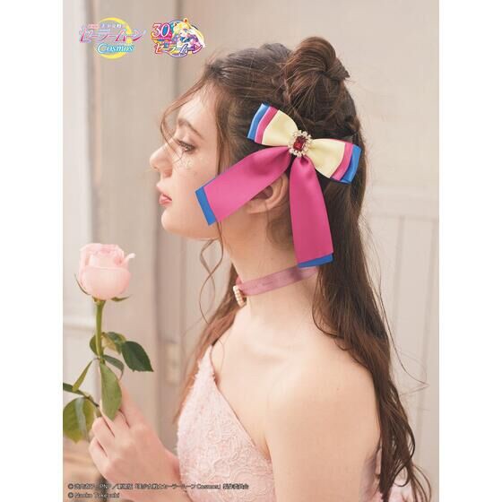 PRE-ORDER : [Maison de FLEUR] Theatrical version "Sailor Moon Cosmos" Ribbon Barrette