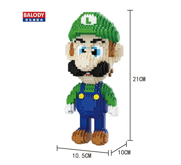 Balody 16048 Super Mario Luigi 1450pcs