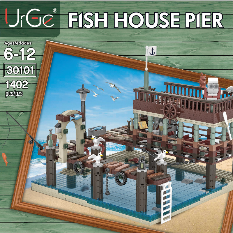 Urge ug 30101 Fish House Pier 1402pcs