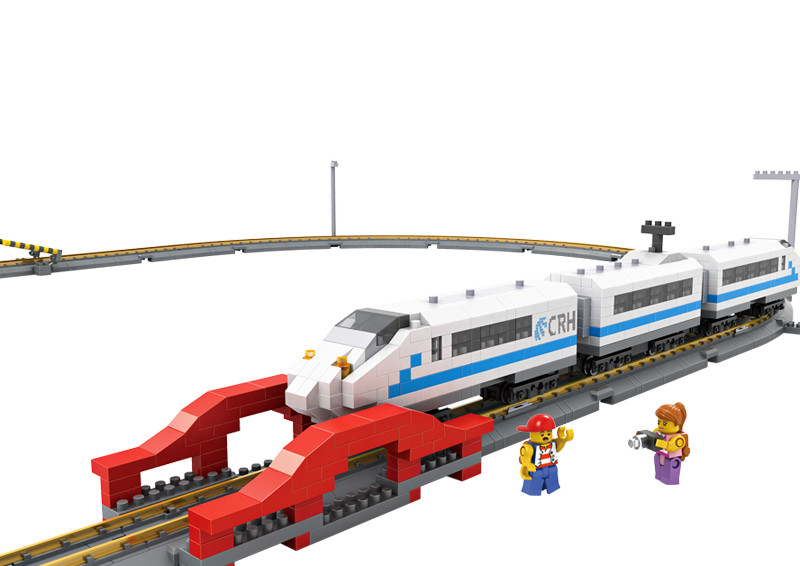 LOZ 9047 High Speed Train 660pcs
