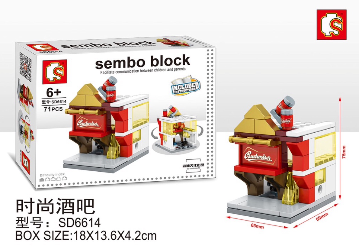 Sembo Block - SD6608-6615 (Set of 8)
