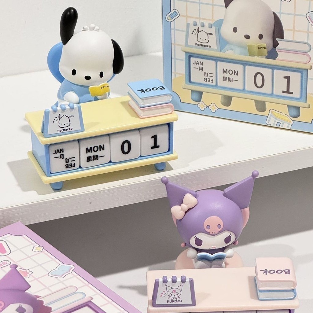 ปฏิทินตั้งโต๊ะ ลิขสิทธิ์แท้ Sanrio Desktop Calendar Kuromi by Langbowang