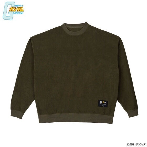 PRE-ORDER : Mobile Suit Gundam MS Motif Design Fleece Sweatshirt