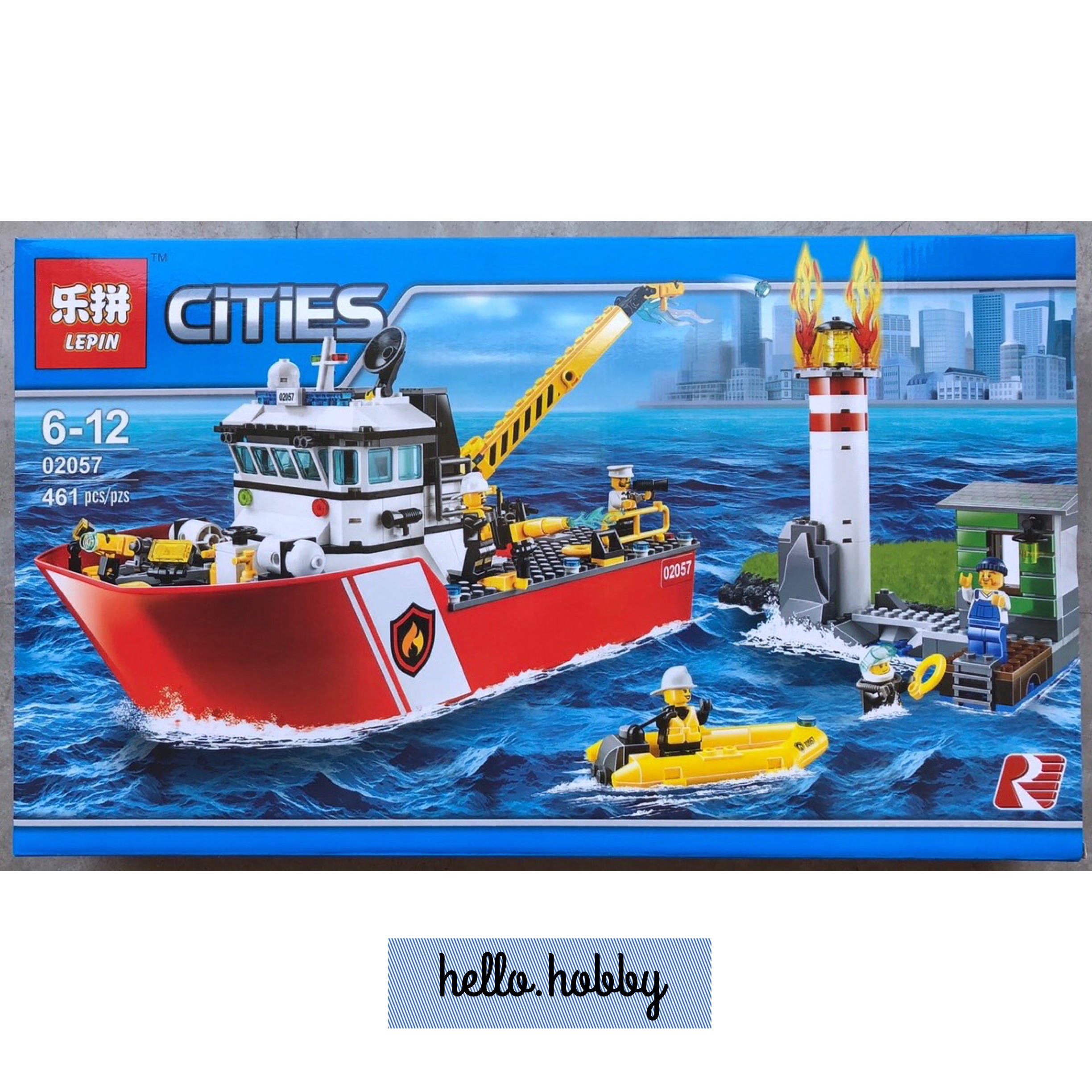 Lepin 02057 Fire Boat 461pcs