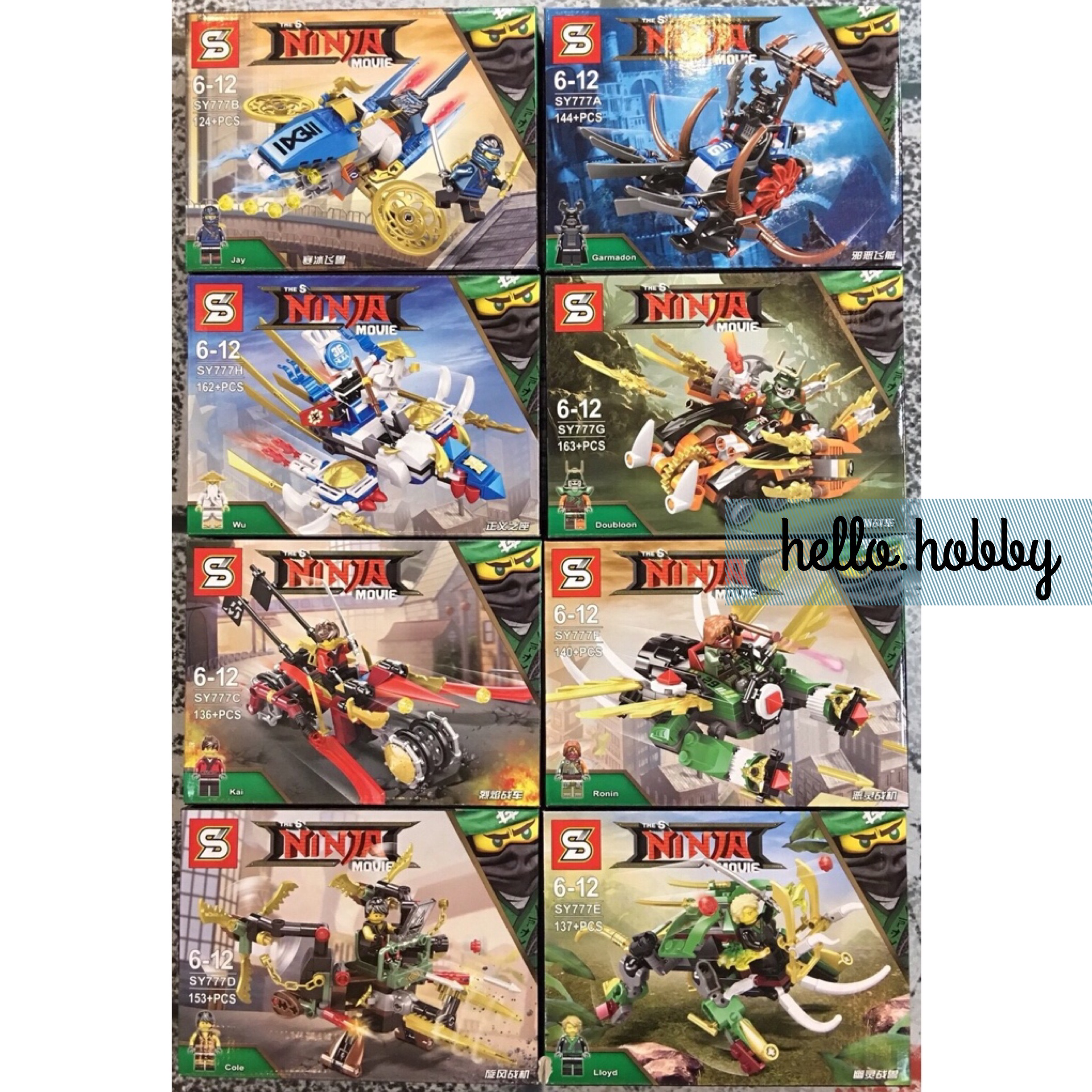 SY 777 A-H Ninjago