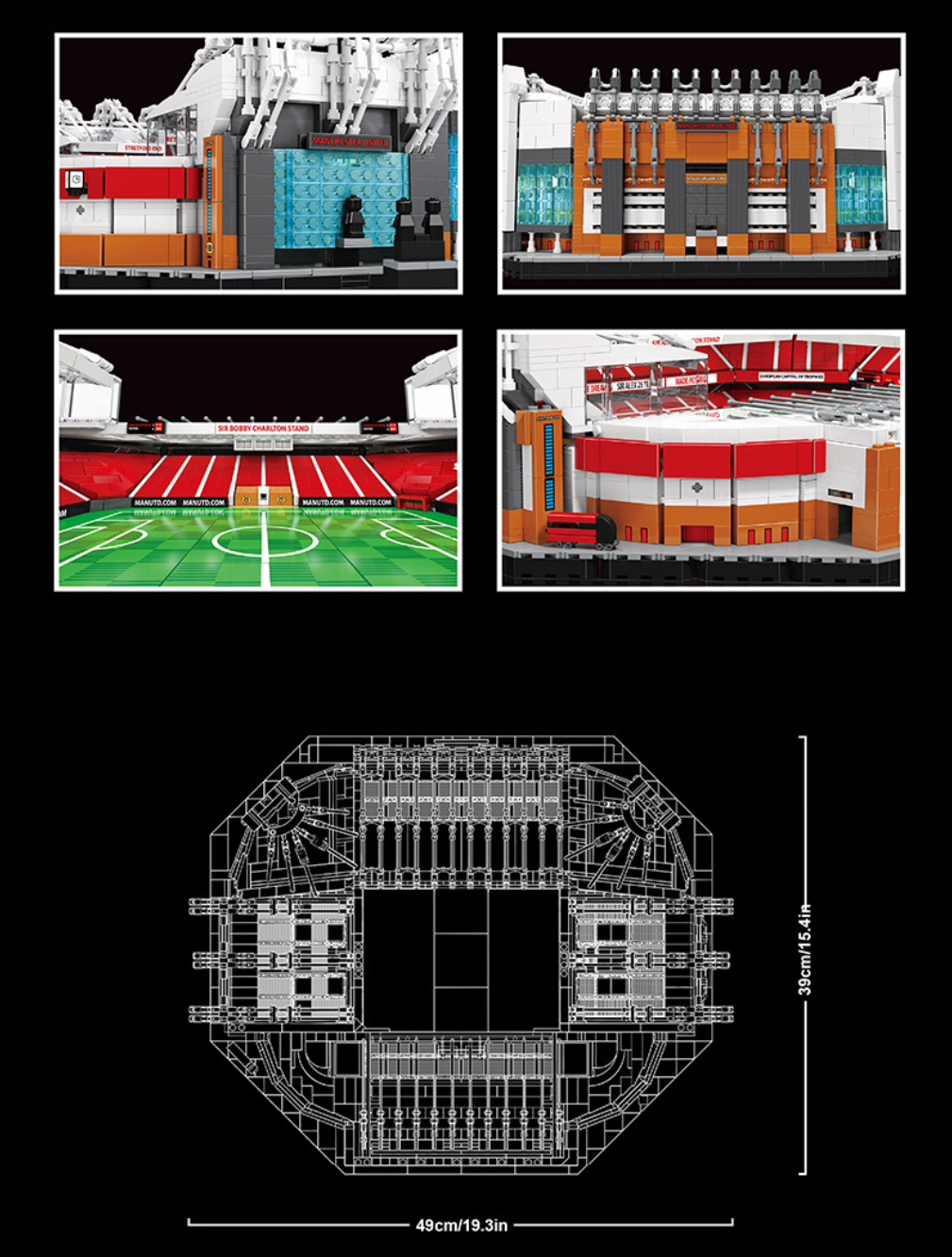JJ 000 Old Trafford Stadium 4150pcs