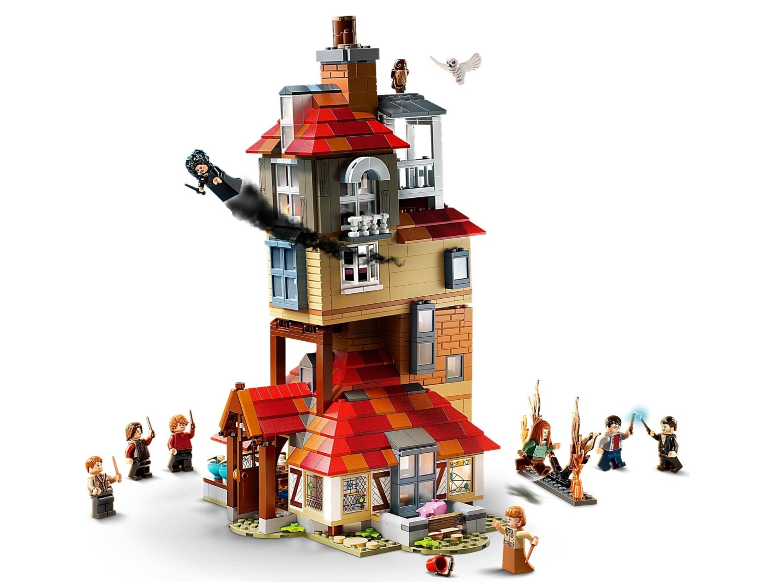 70070 Harry Potter Attack on The Burrow 1047pcs