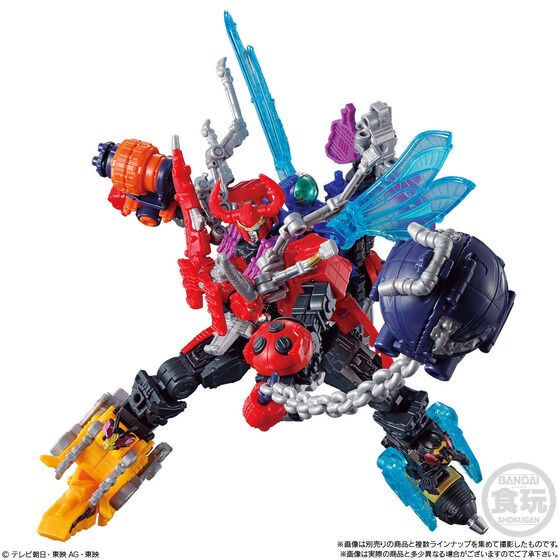 PRE-ORDER : Mini Pla Shugod Gattai series 03 Tarantula Knight & Guardian Weapons Set