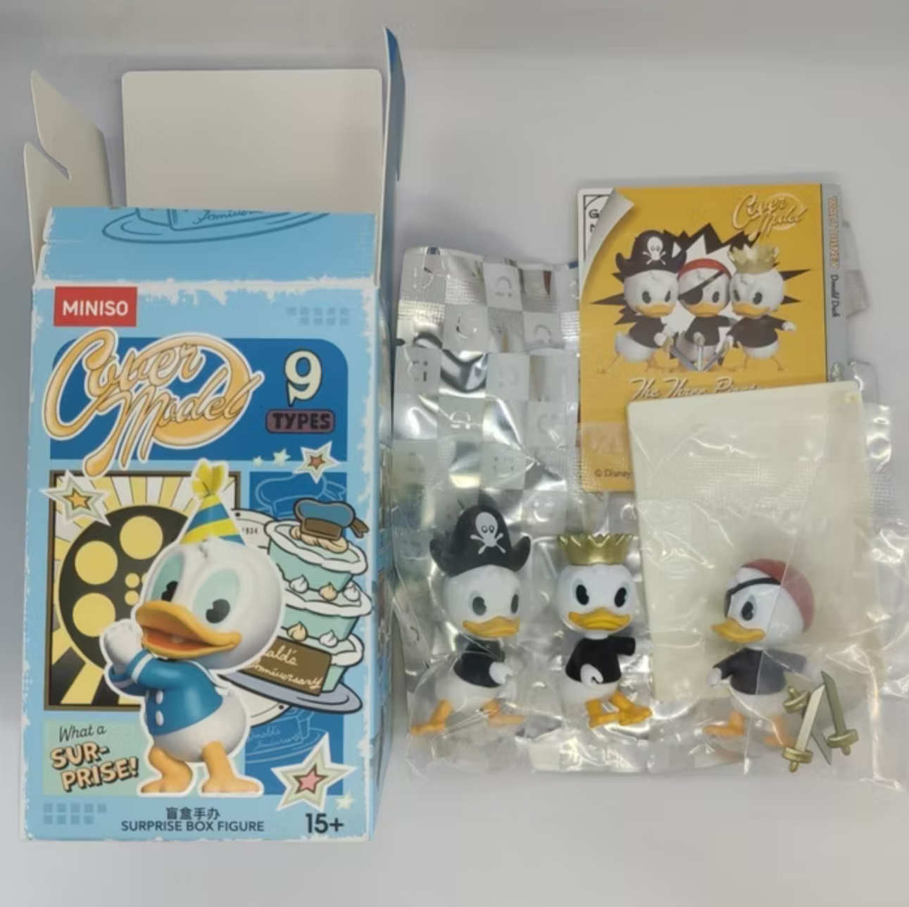 โมเดล ได้ 1 ตัว | Disney - Donald Duck Cover Model Series by Miniso