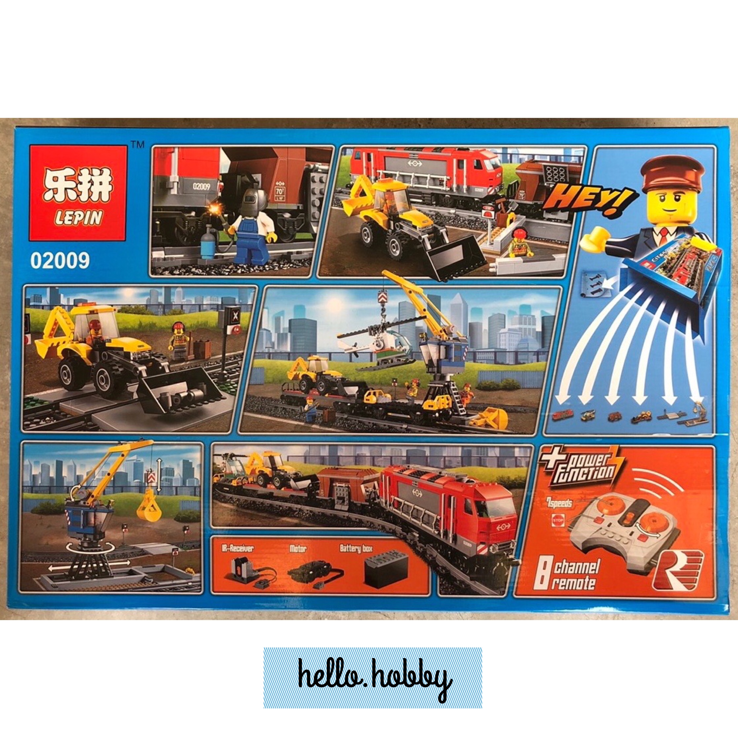 Lepin 02009 Heavy-Haul Train 1033pcs