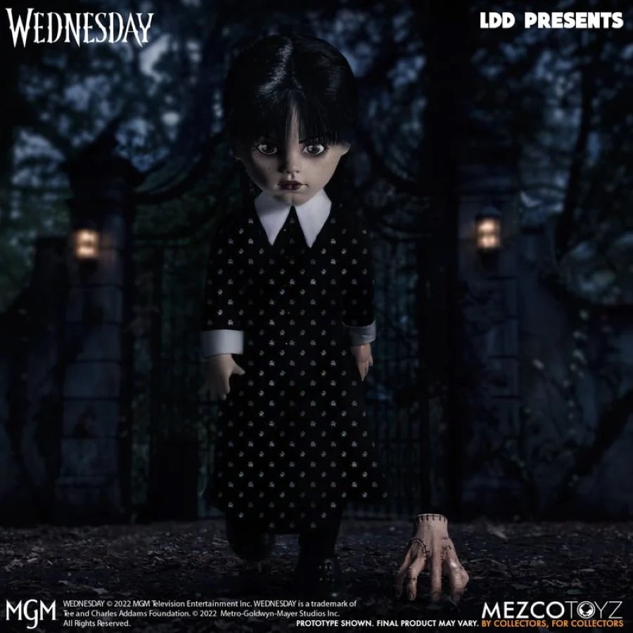 Pre-order : LDD Presents Living Dead Dolls Wednesday by Mezco Toyz