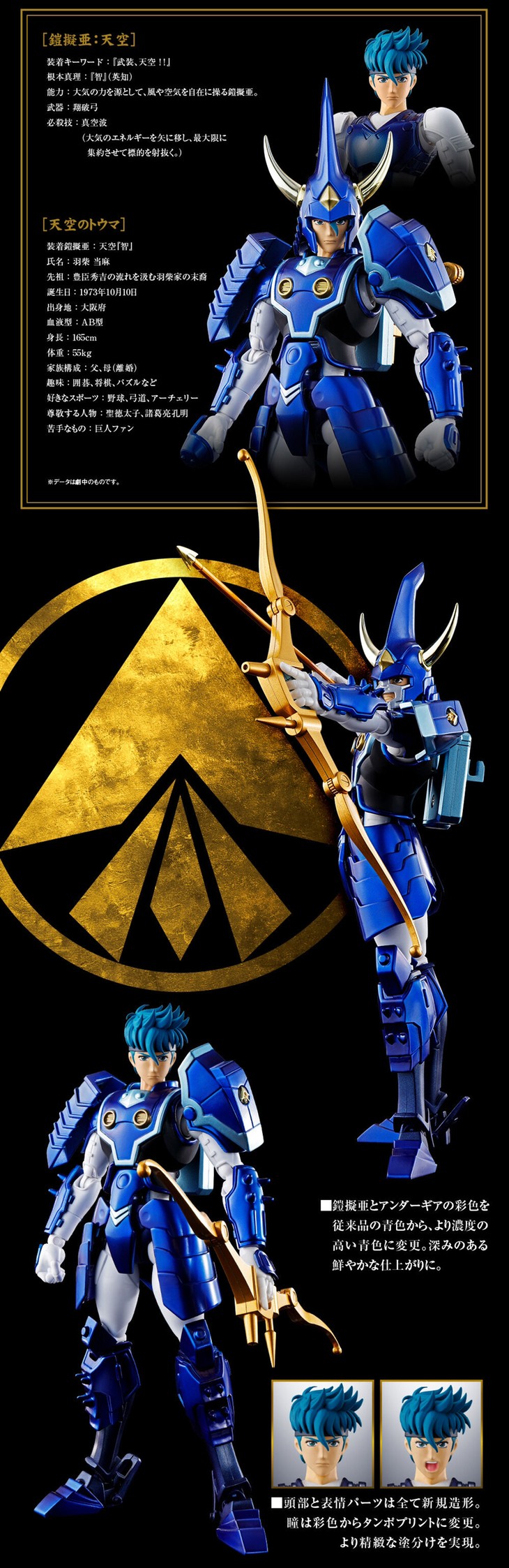 Armor Plus Samurai Troopers Tenku no Toma (SPECIAL COLOR EDITION) by Premium Bandai (Limited มีกล่องน้ำตาล)