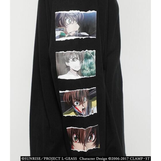 PRE-ORDER : Code Geass R4G Long Sleeve T-shirt Lelouch & Suzaku Pattern (Lelouch and Suzaku's History)