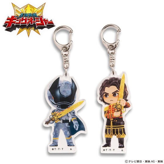 PRE-ORDER : Ohsama Sentai King-Ohger Deformed Acrylic Charm Ohkuwagata Ohger/Rcules Husty