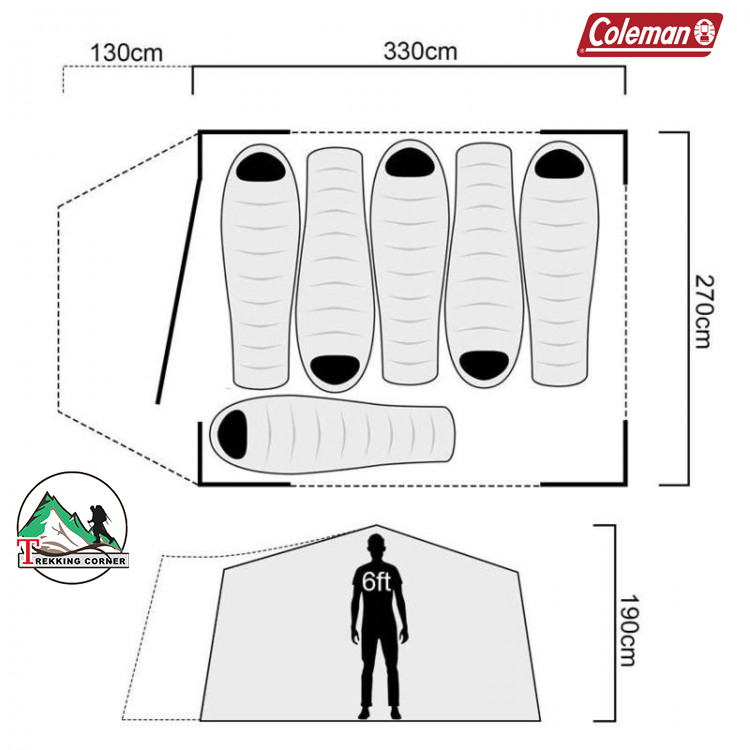 Coleman Instant UP Silver Darkroom 4P