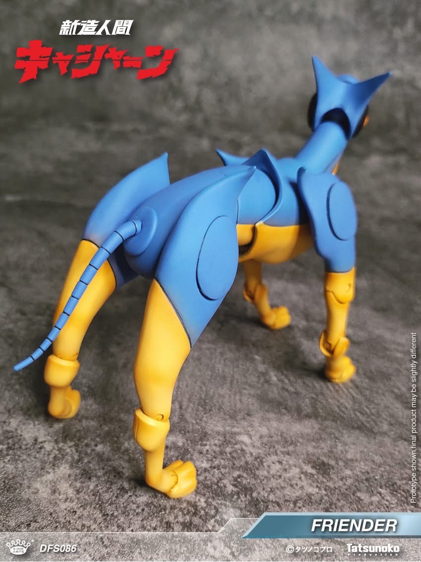 Pre-order : Casshan: Robot Hunter Casshan / Robot Hunter Friender Diecast Action Figure by King Arts