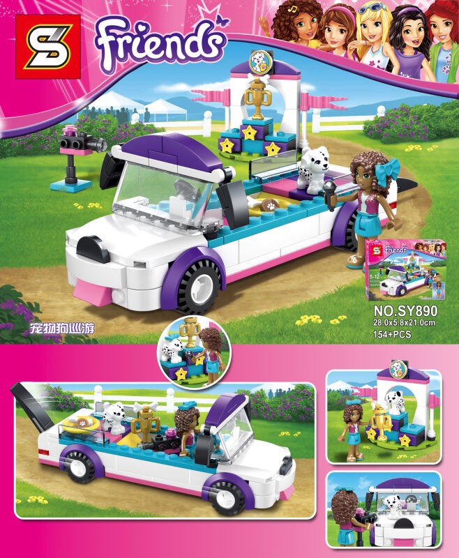 SY890 Friends Puppy Parade 154pcs