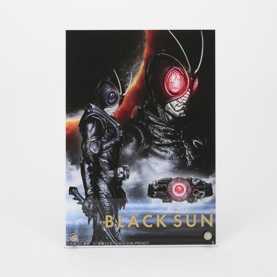 PRE-ORDER : Kamen Rider BLACK SUN Acrylic Board with Foil 2 Types in total