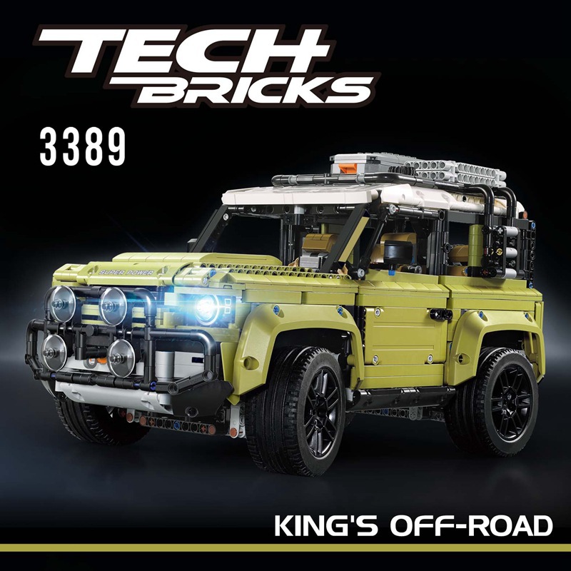 King 3389 Off-Road Car 2931pcs
