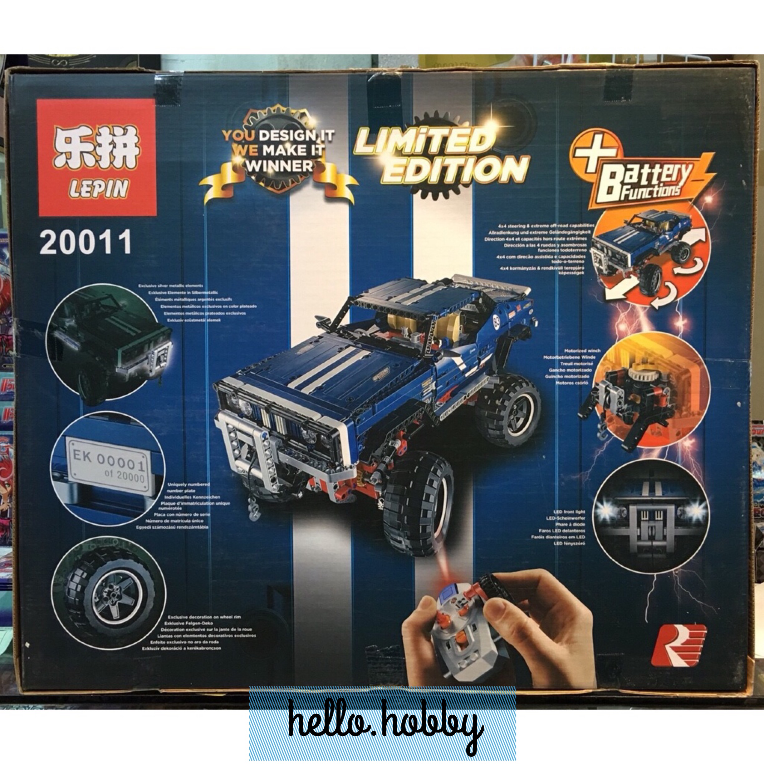 Lepin 20011 4x4 Crawler Exclusive Edition 1655pcs
