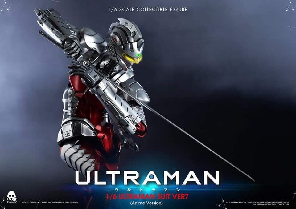 Pre-order : Ultraman Suit Ver 7 (Anime Version) 1/6 Scale Collectible Figure By THREEZERO