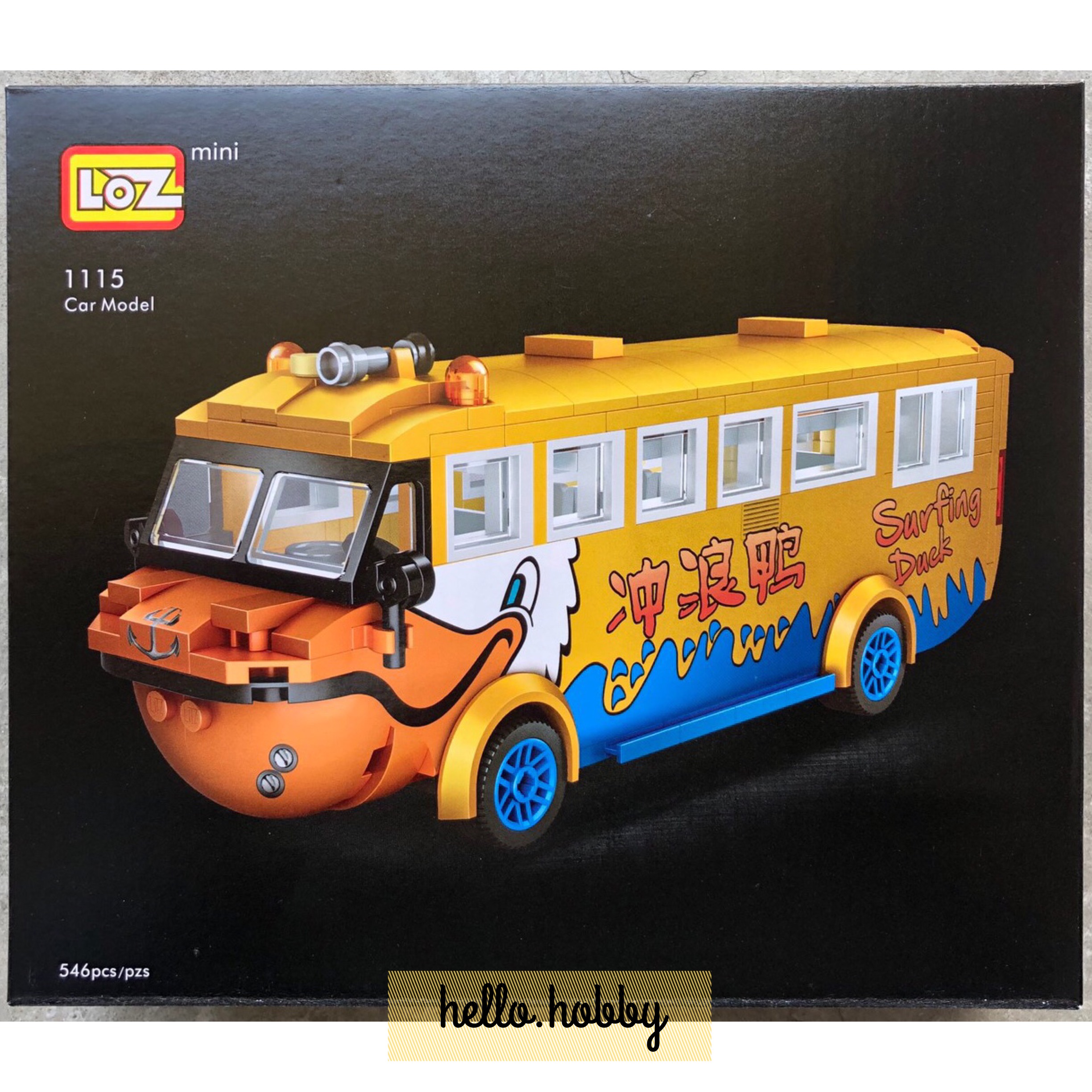 Loz 1115 Surfing Duck Bus 546pcs