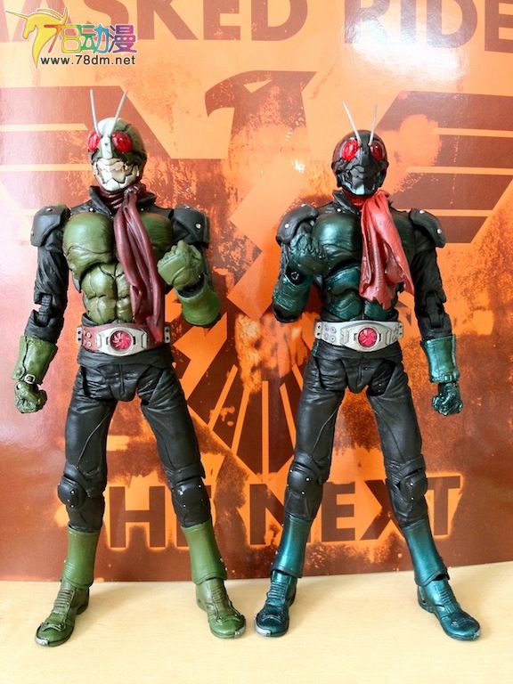 S.I.C Movie Realization Masked Rider 1&2 The Next by Bandai