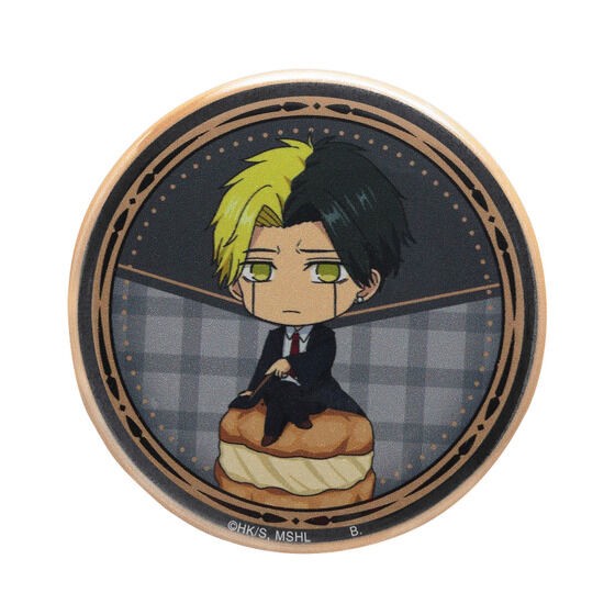 PRE-ORDER : [Hapikuro!] Mashle Mini Character Can Badge (10 types in total) (Random)