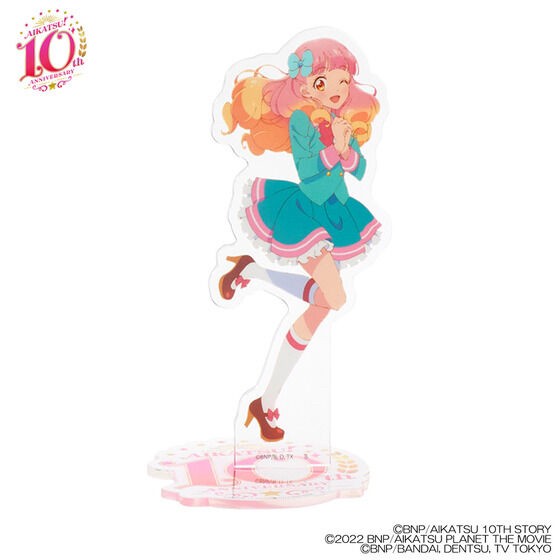 PRE-ORDER : Aikatsu! Series 10th ANNIVERSARY Acrylic Stand Past Main Characters